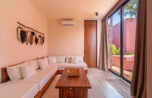 Tulum City Center Apartment | Unique Architecture and Beach Club Access